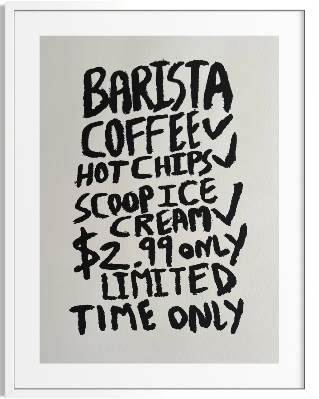 "Dairy Sign #1" limited edition art print by Dan Matthews