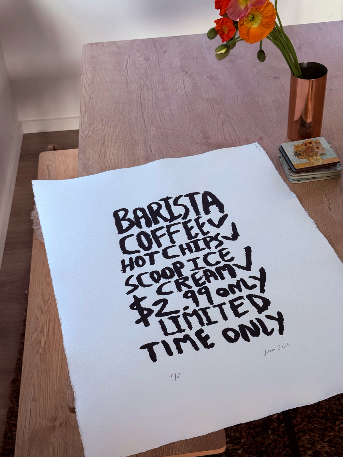 "Dairy Sign #1" limited edition art print by Dan Matthews